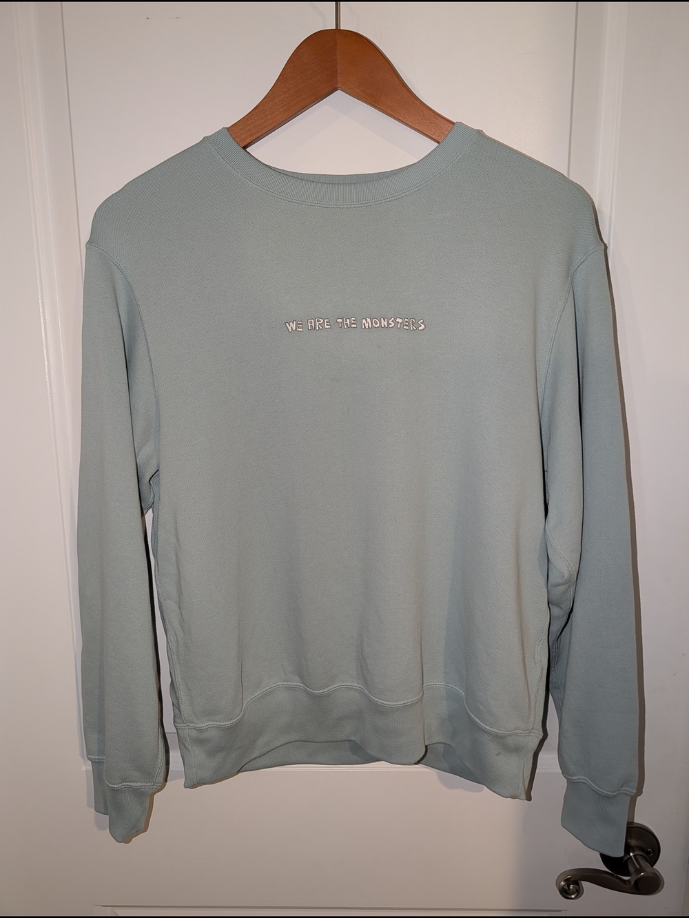 ⭐3 For $20⭐ We Are The Monsters Light Sage Kids Crewneck Sweater